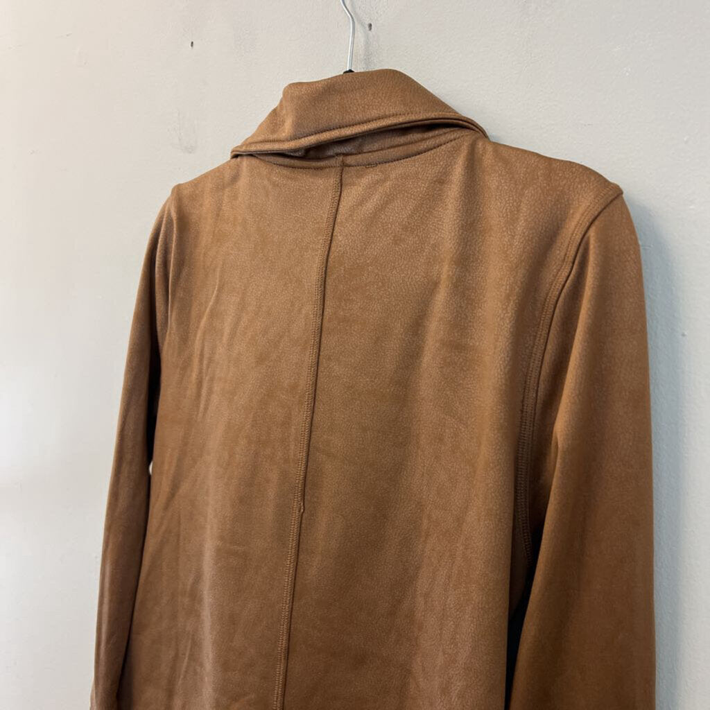 Dance and Marvel Brown Moto Jacket Large