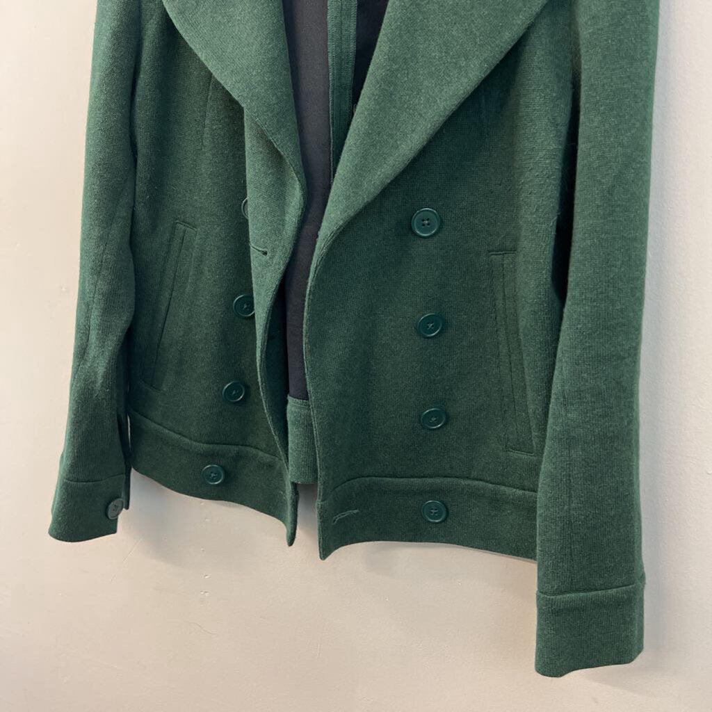 Cabi Green Knit Lightweight Jacket Medium