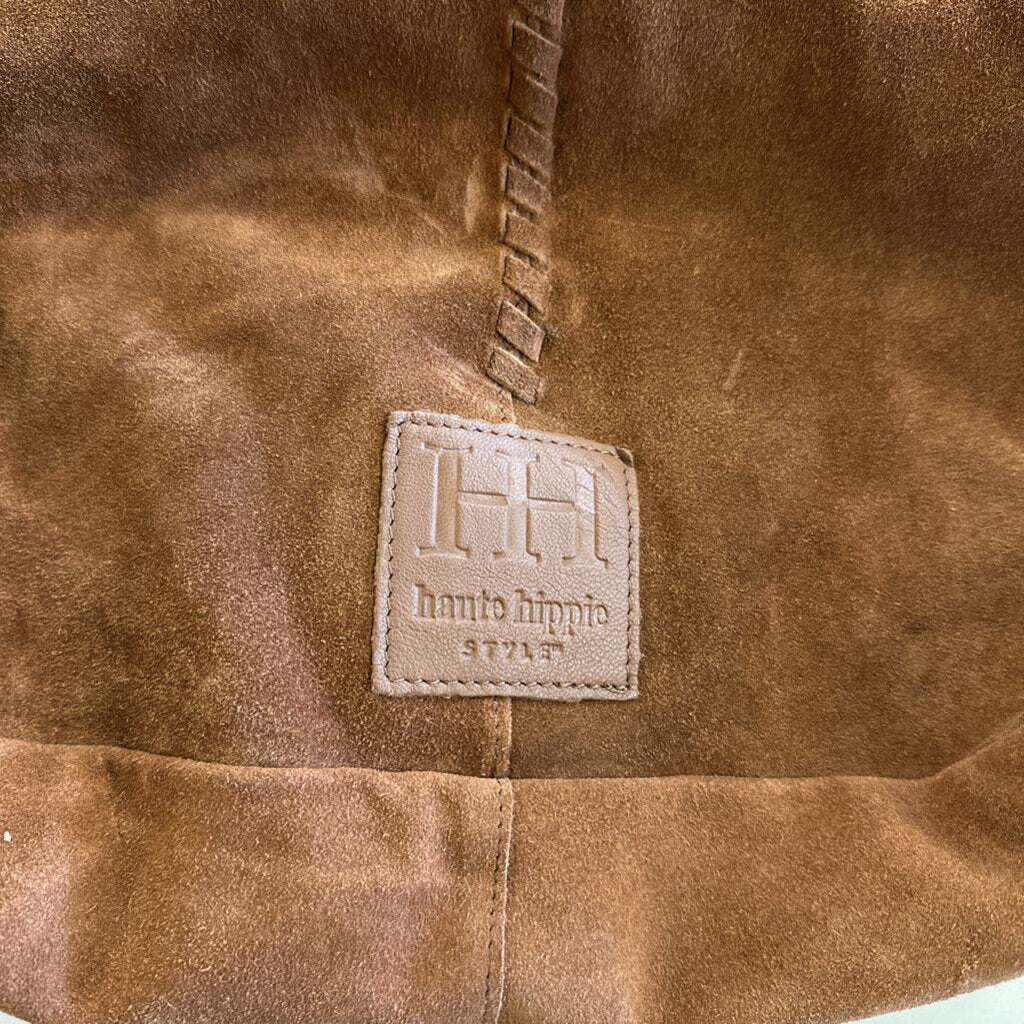 Haute Hippie Brown Suede Slouchy Purse