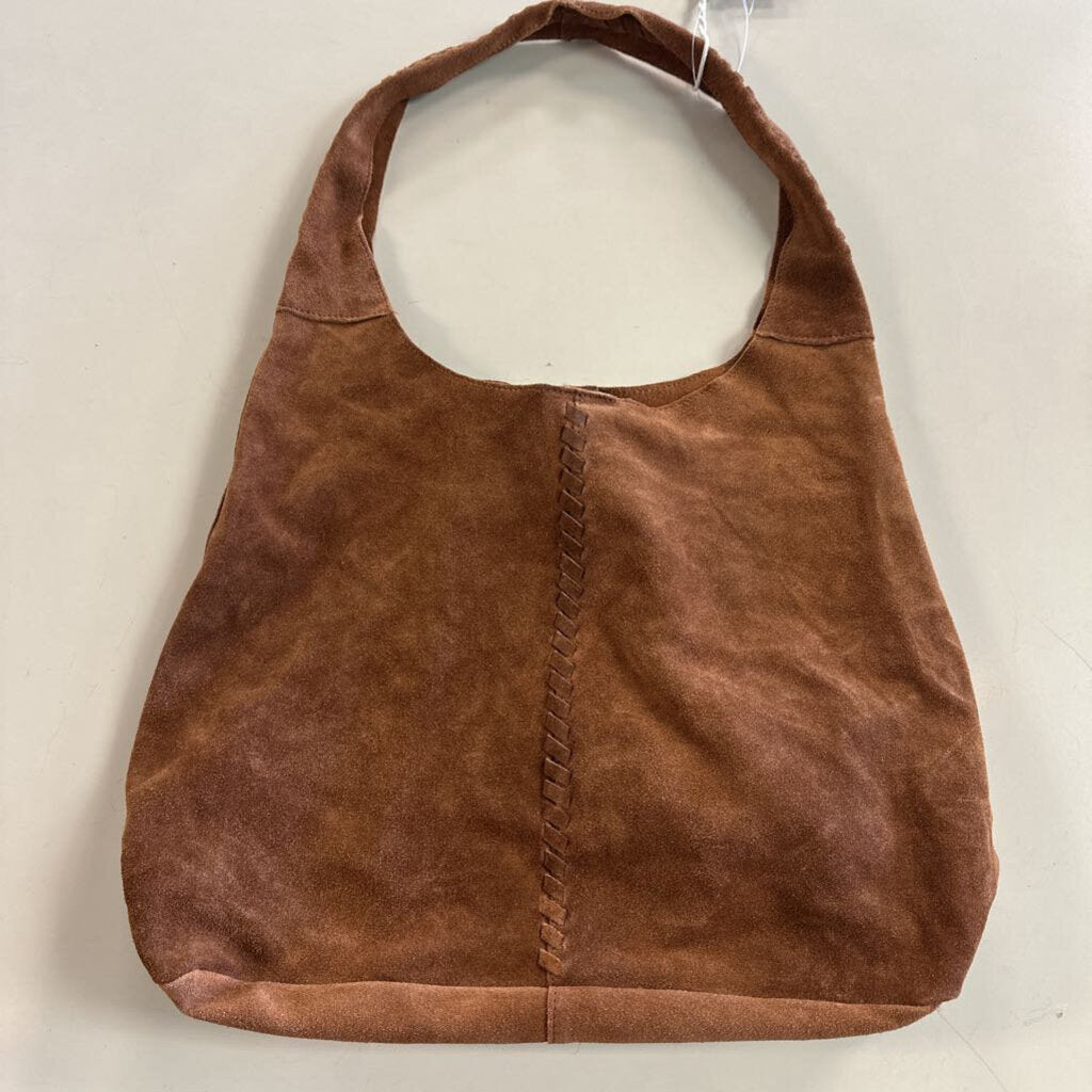 Haute Hippie Brown Suede Slouchy Purse