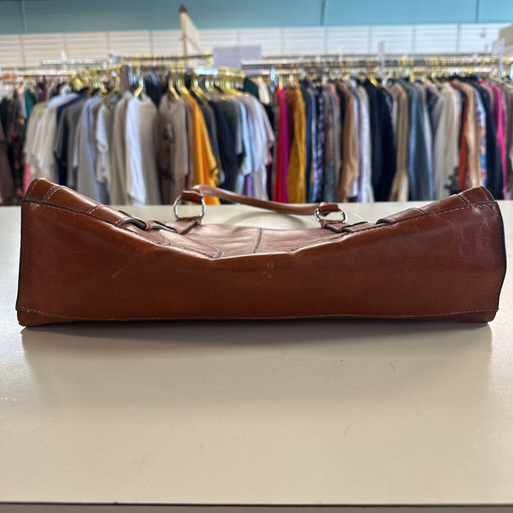 Emilie M Brown Leather Purse
