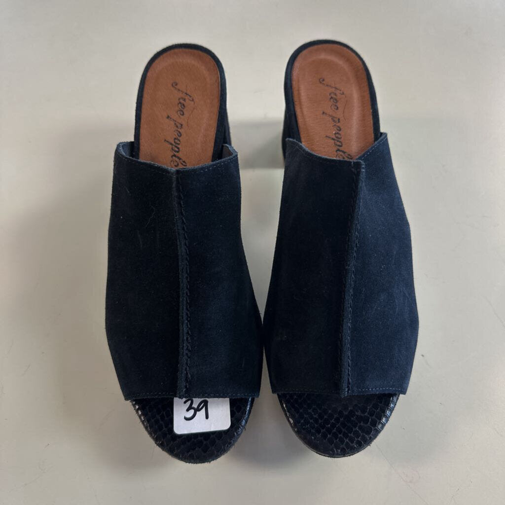 Free People Heeled Open Toe Mules 39