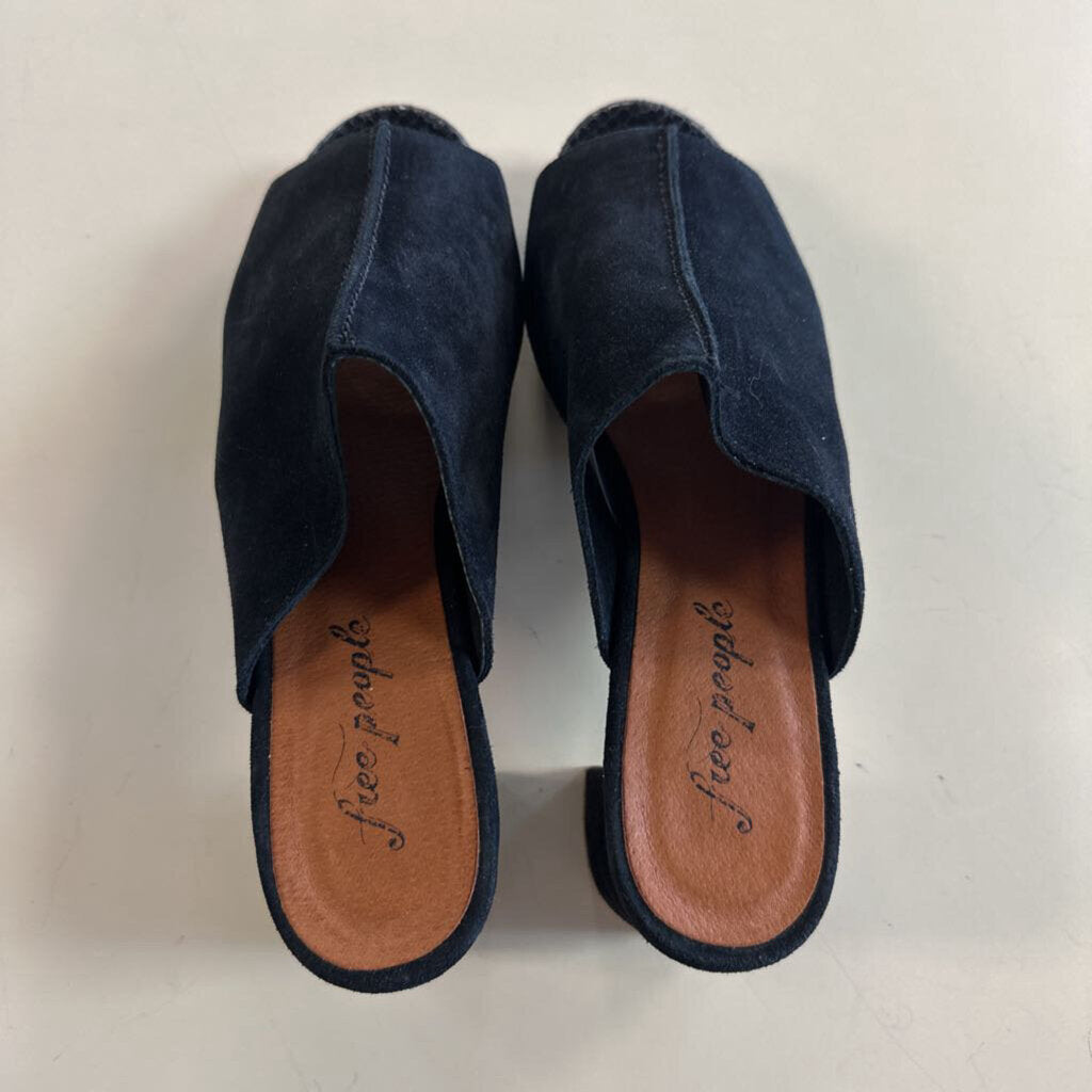 Free People Heeled Open Toe Mules 39