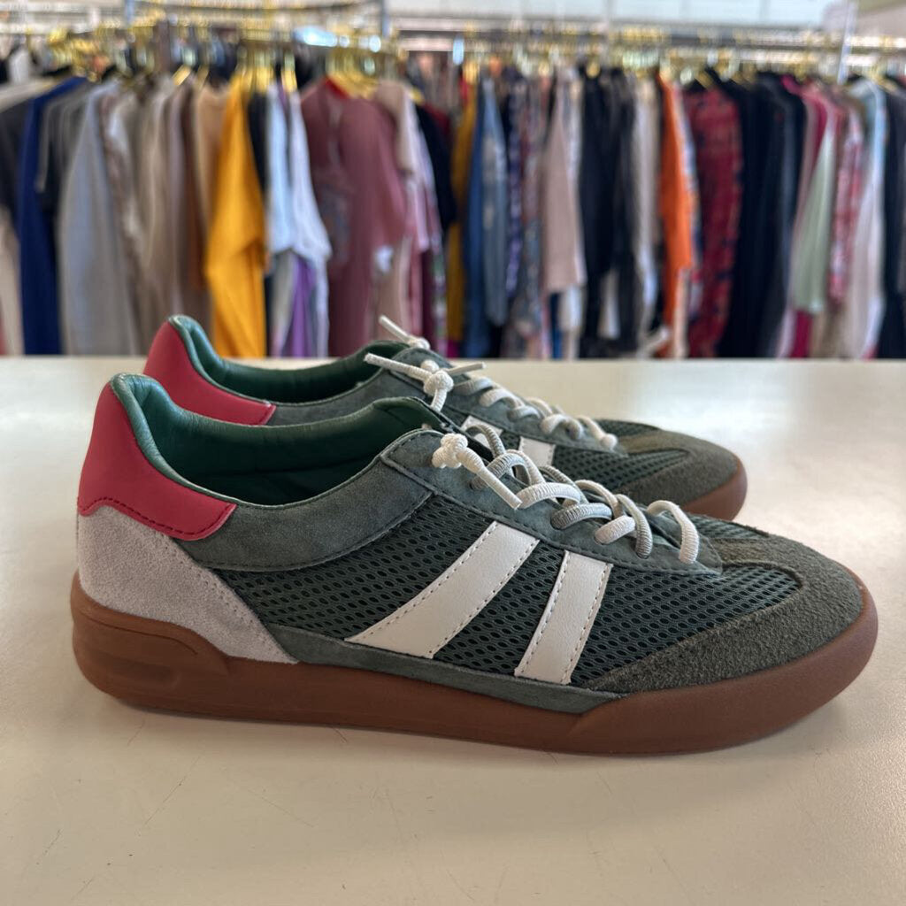 Steve Madden Green Verdict Low Profile Lace Up Sneakers 9