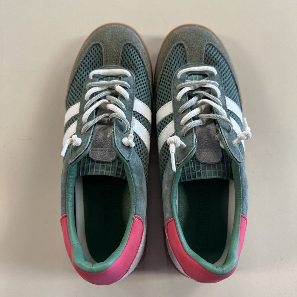 Steve Madden Green Verdict Low Profile Lace Up Sneakers 9