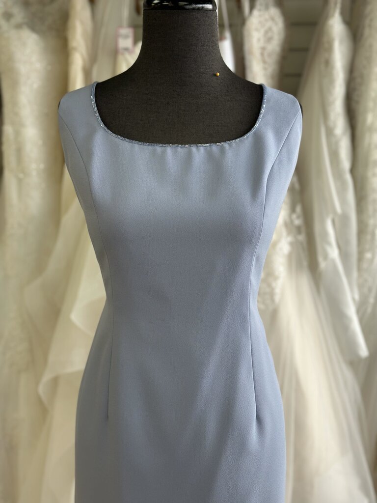 Michaelangelo Square Neck Long Dress With Jacket 12