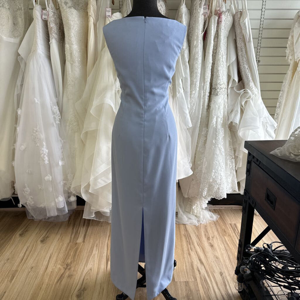 Michaelangelo Square Neck Long Dress With Jacket 12
