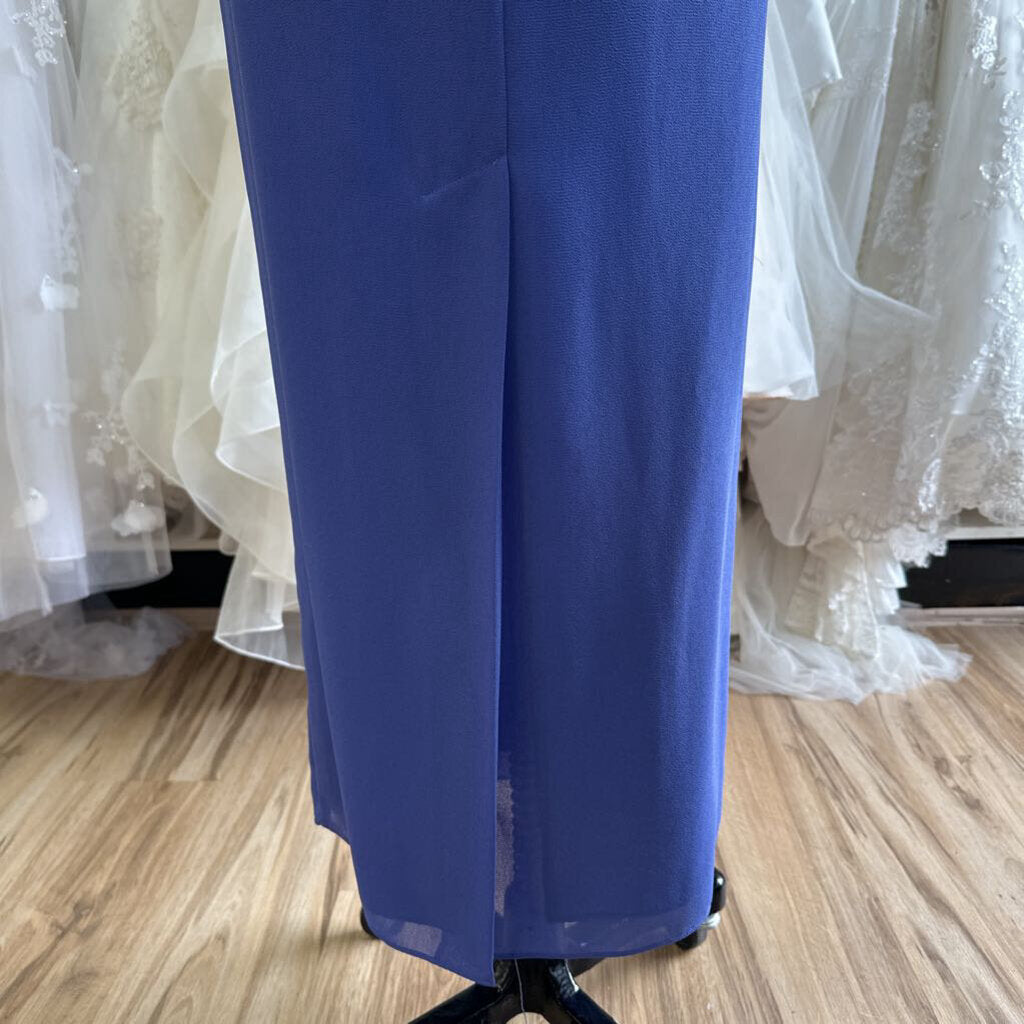R&M Richards Purple Long Dress With Jacket 10