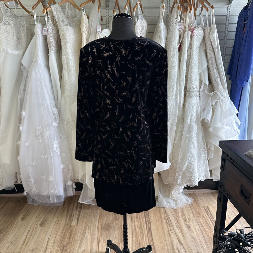 J.B.S. Ltd Velvet Dress With Jacket 12