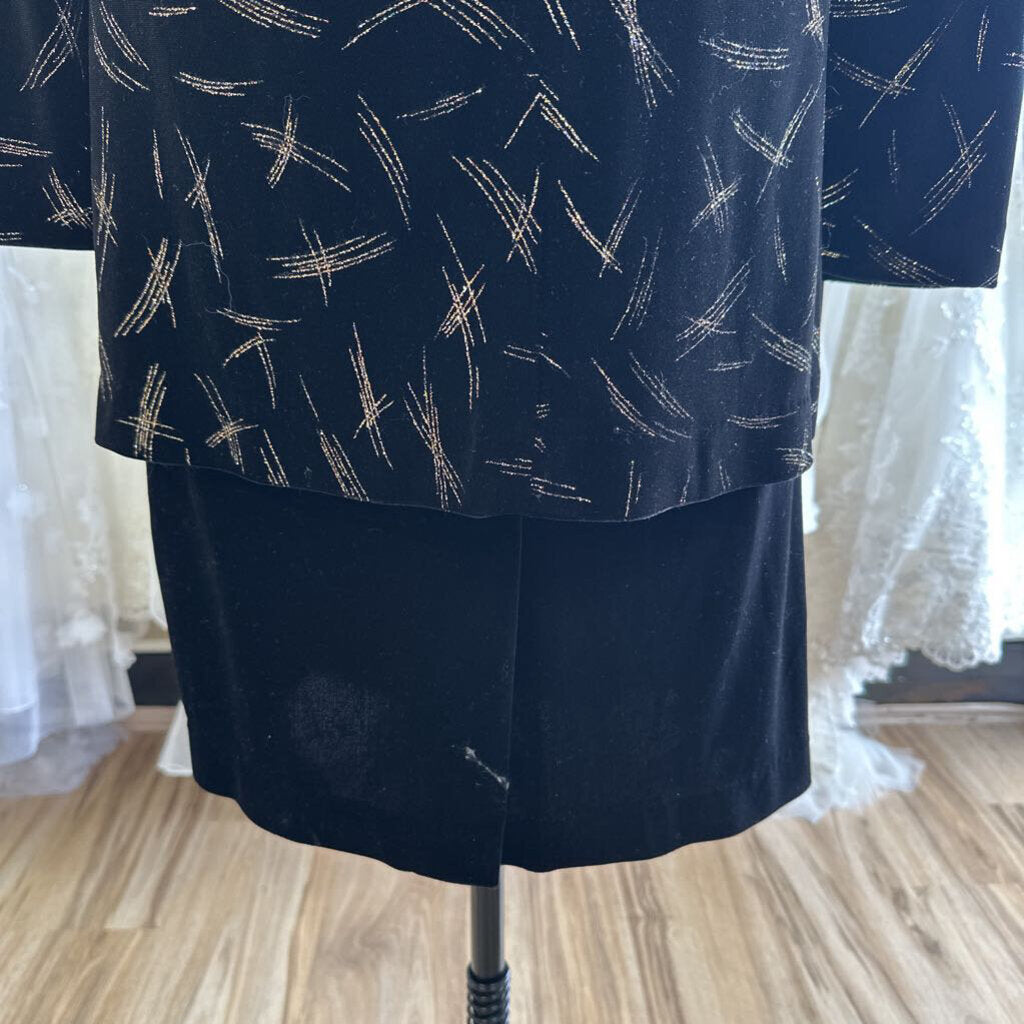J.B.S. Ltd Velvet Dress With Jacket 12