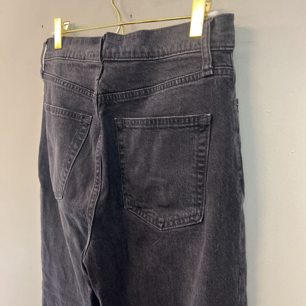 Gap Black Denim Cheeky Straight Sky High Jeans 29