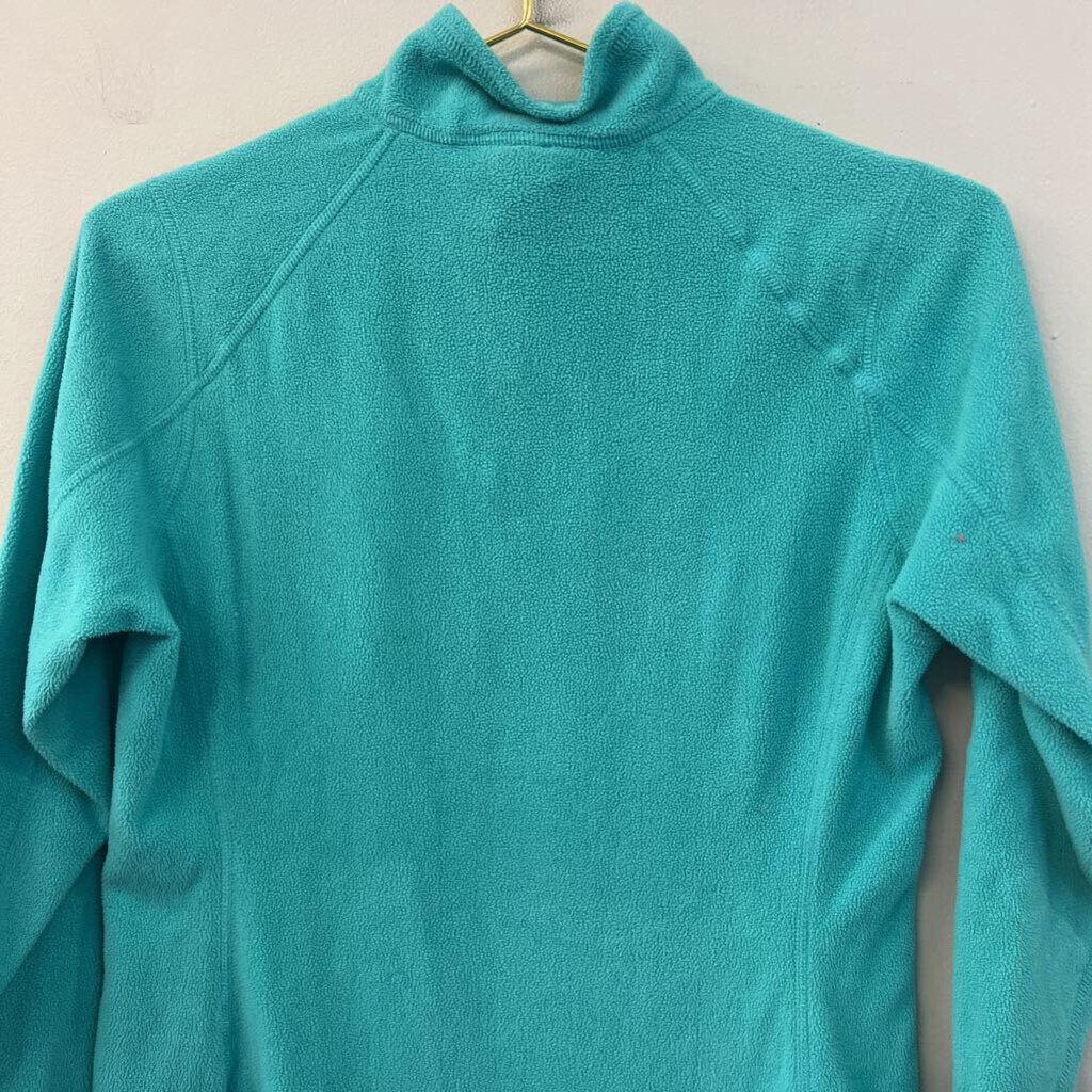 The North Face Blue Quarter Zip Fleece Pullover Small