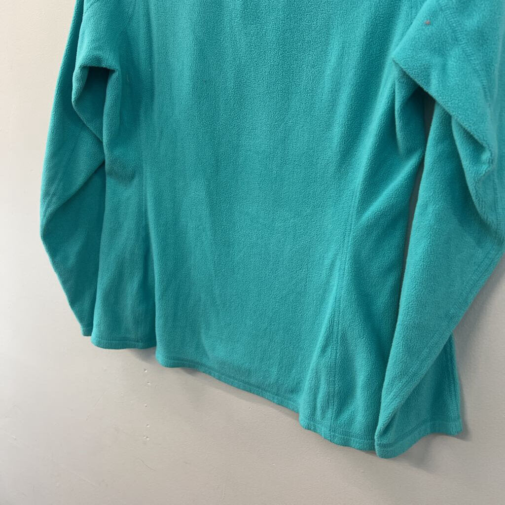 The North Face Blue Quarter Zip Fleece Pullover Small
