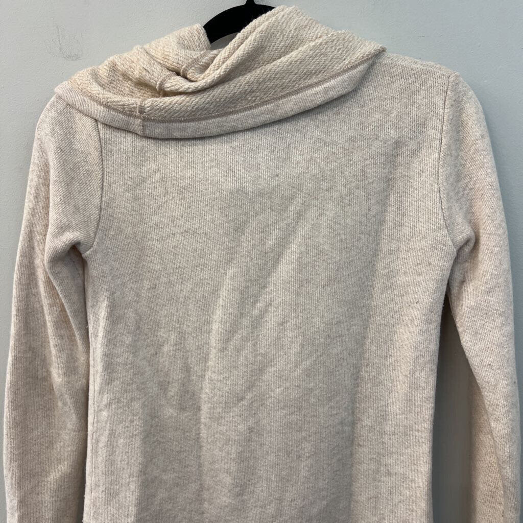 J Crew Cream Turtleneck Long Sleeve Top Extra Small Petite
