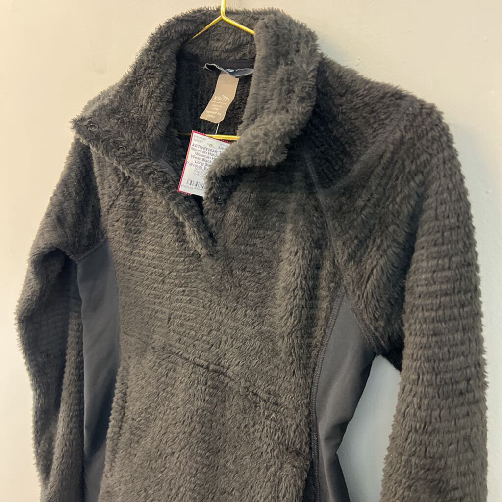 Mountain Hard Wear Black Fuzzy Long Sleeve Pullvover Extra Small