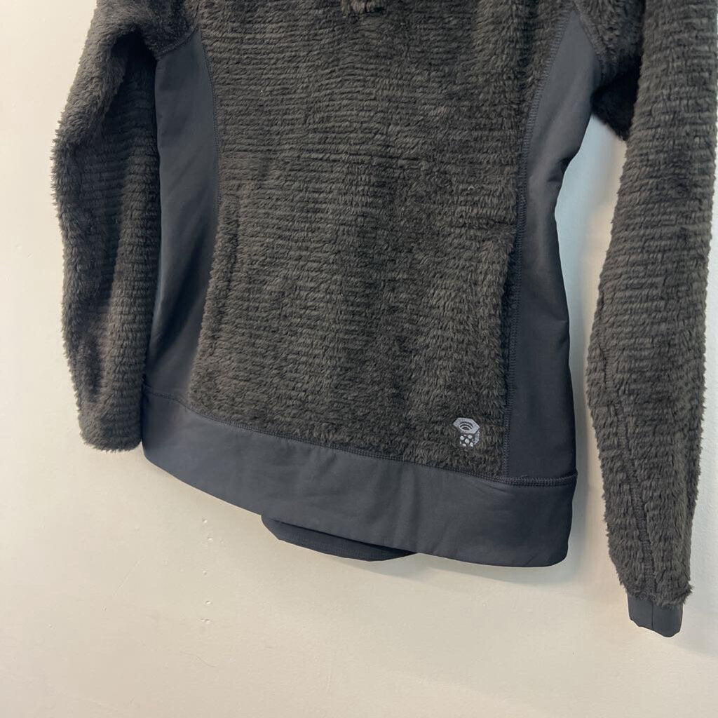 Mountain Hard Wear Black Fuzzy Long Sleeve Pullvover Extra Small
