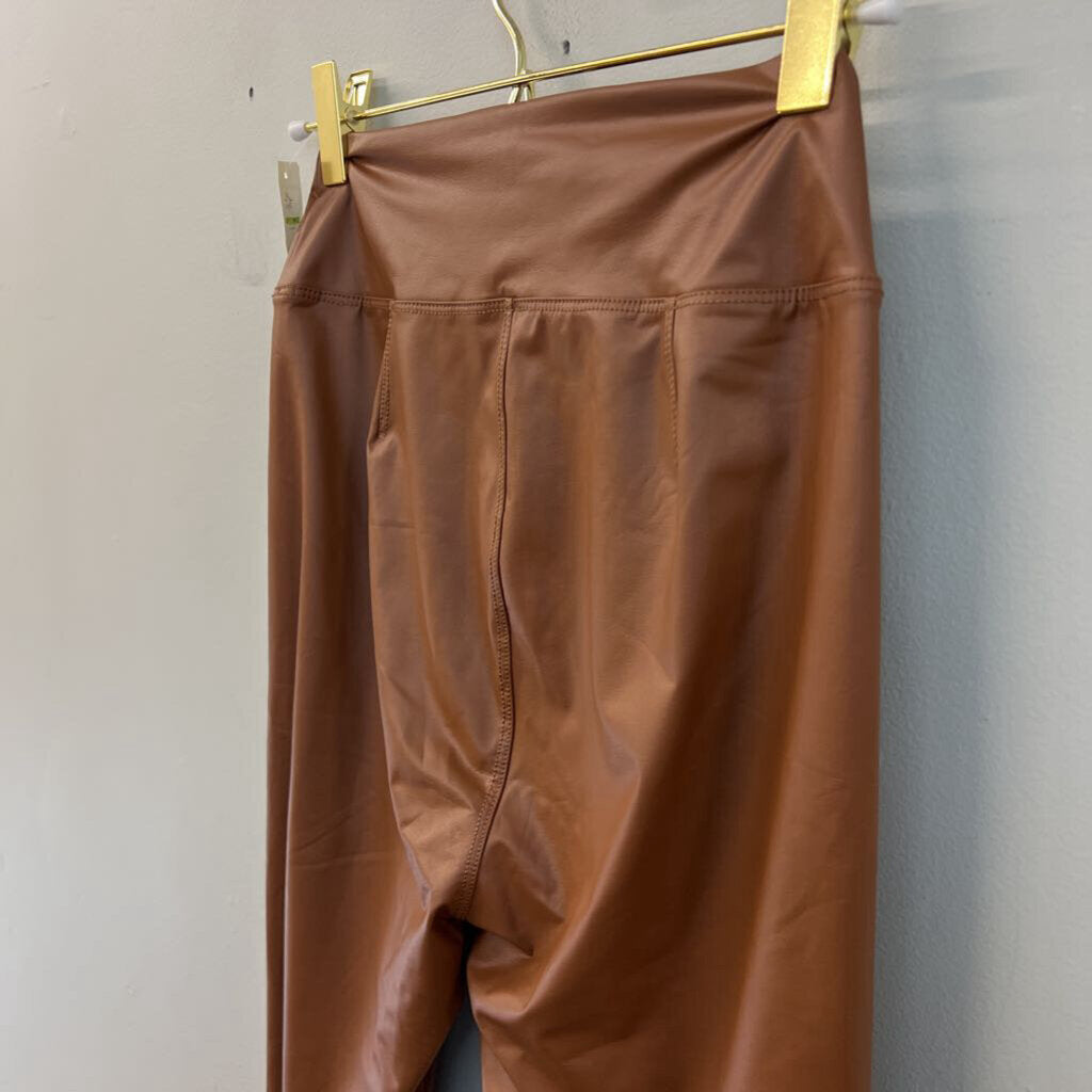 Offline by Aerie Brown Faux Leather Leggings Small