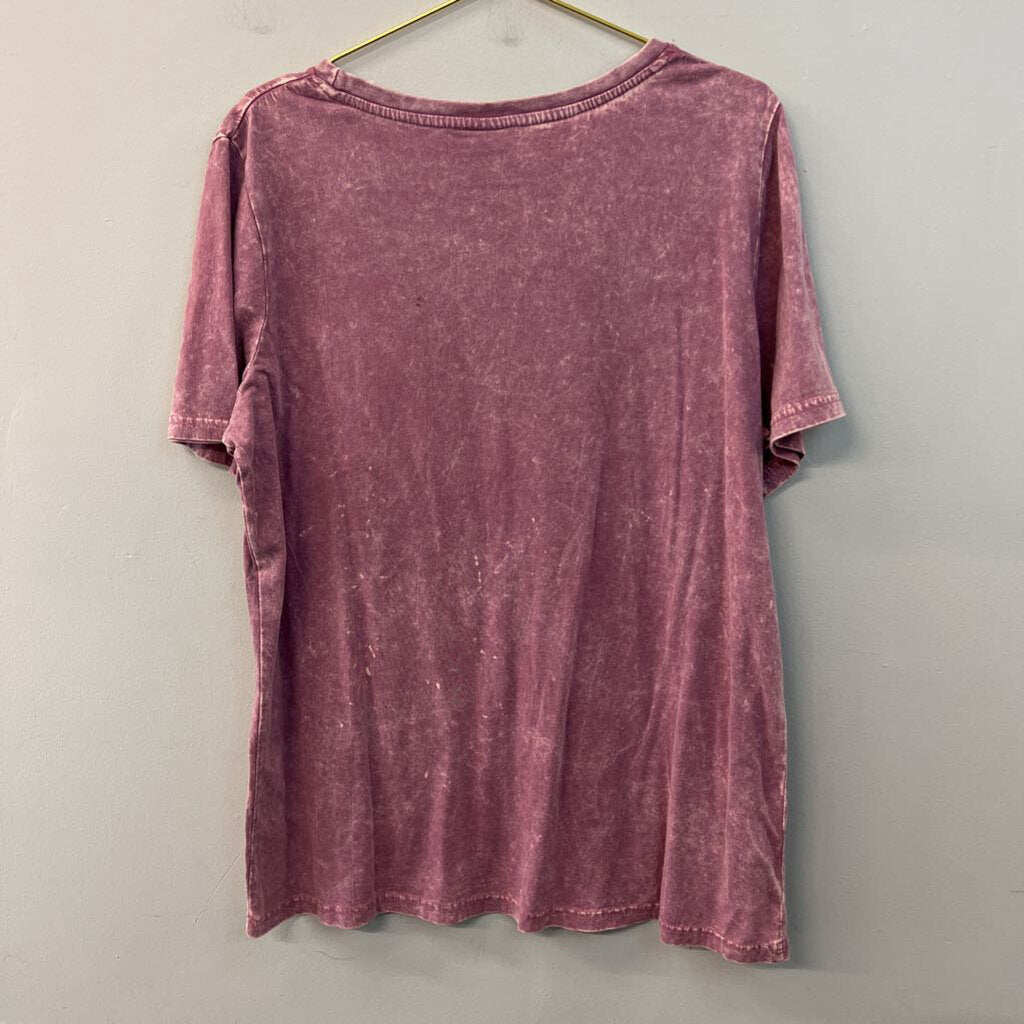 Like Love Pink Short Sleeve Top Extra Large