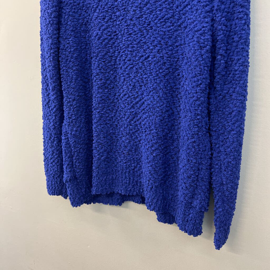 Zenana Blue Knit Long Sleeve Cardigan Sweater Extra Large