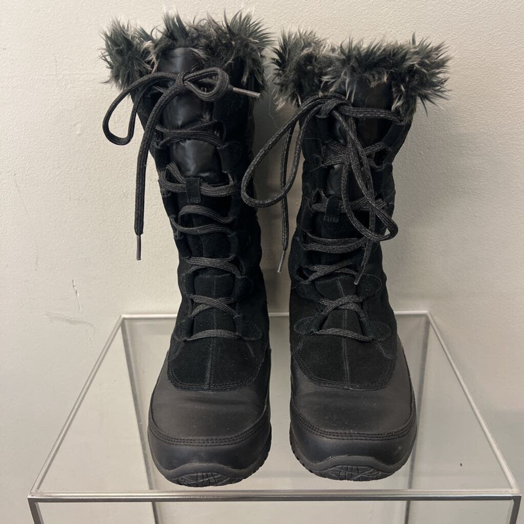 The North Face Black Nuptse Purna Snow Boots 9