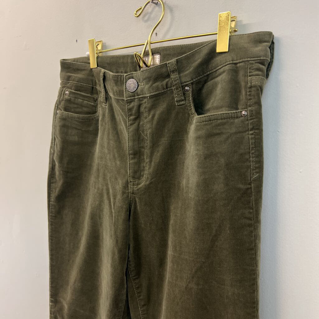 Kut Green Corduroy Natalie Bootcut Pants 10
