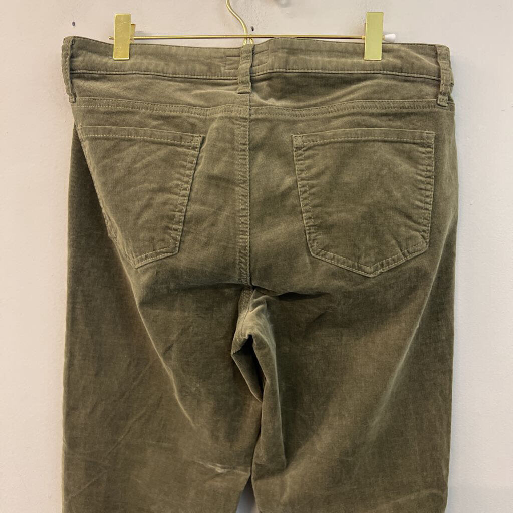 Kut Green Corduroy Natalie Bootcut Pants 10
