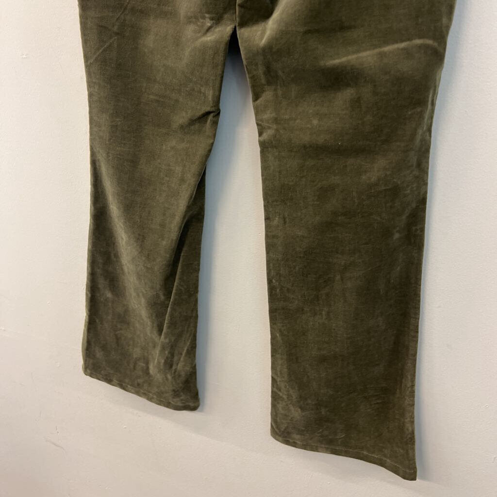 Kut Green Corduroy Natalie Bootcut Pants 10
