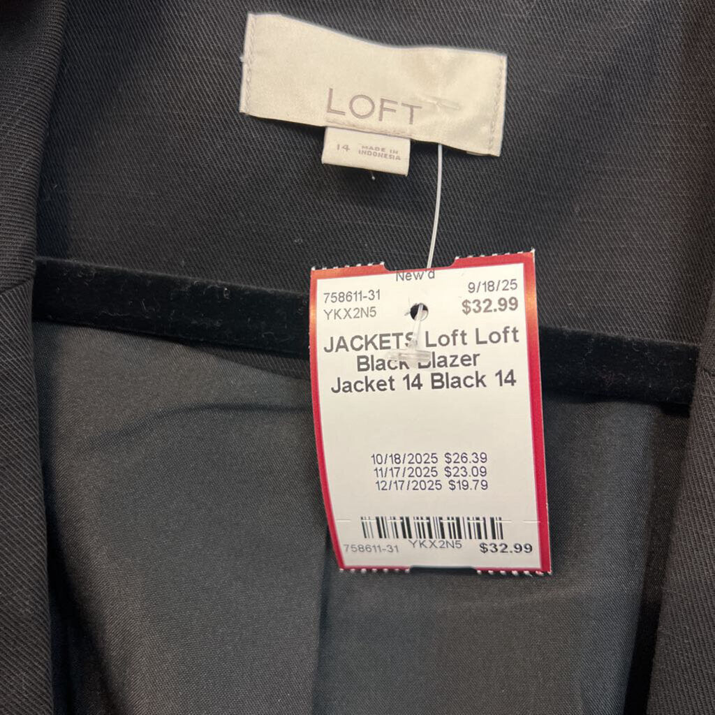 Loft Black Blazer Jacket 14