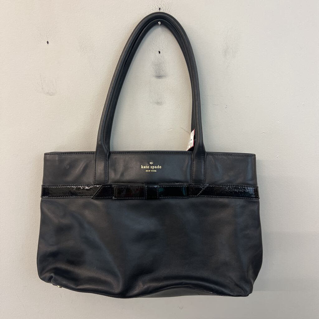 Kate Spade Black Bow Front Shoulder Purse