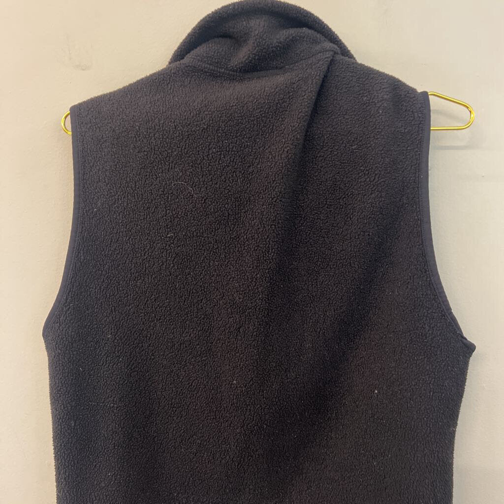 Patagonia Black Fleece Zip Up Vest Small