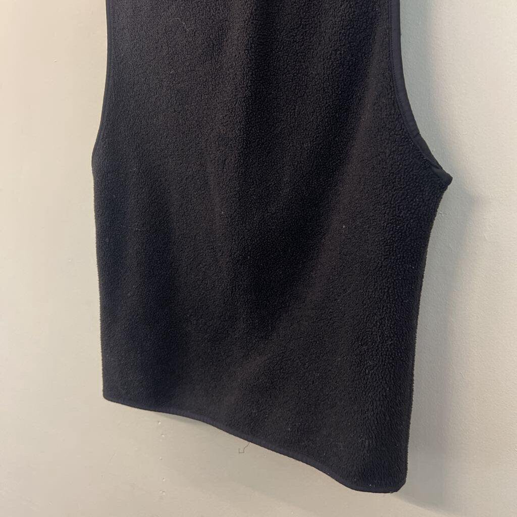 Patagonia Black Fleece Zip Up Vest Small