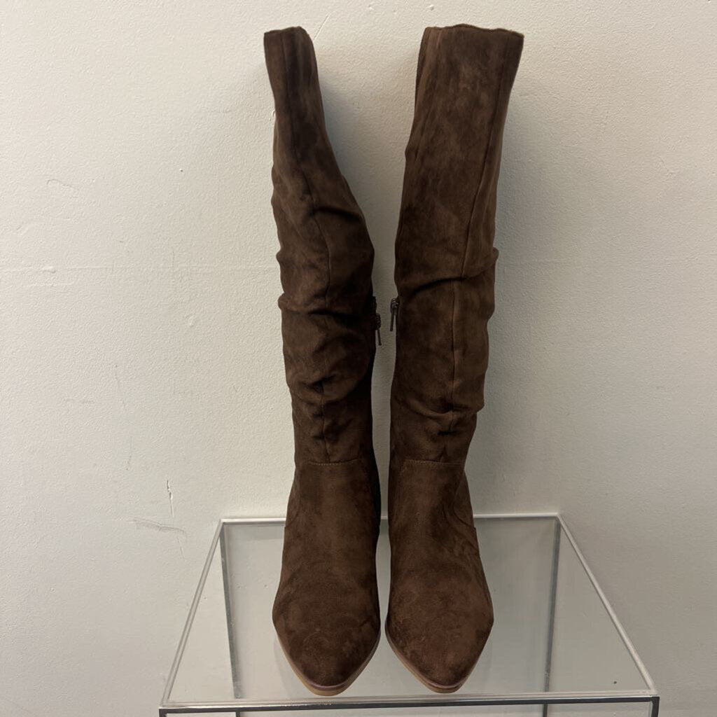Universal Thread Brown Suede Harlan Tall Boots 7