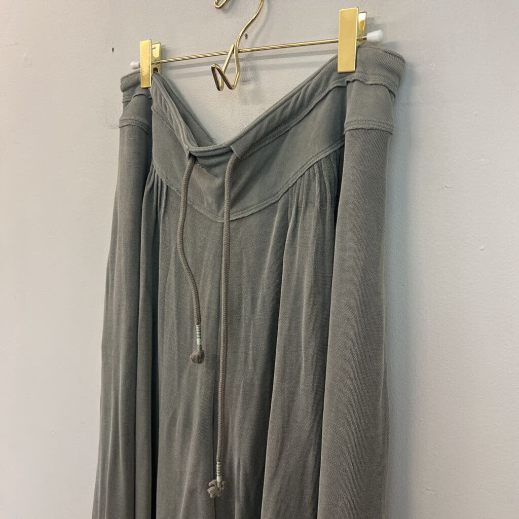 FP Movement Green Wide Leg Pull On Pants Large