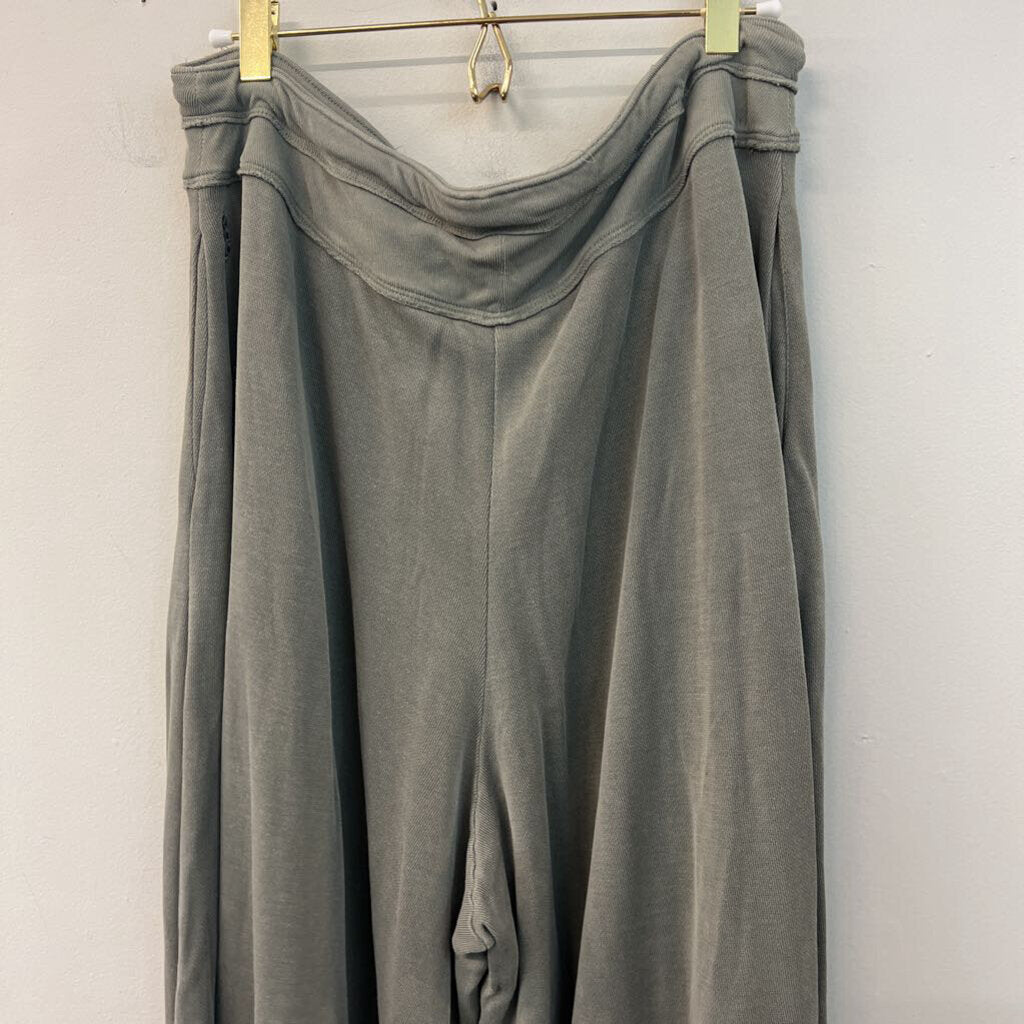 FP Movement Green Wide Leg Pull On Pants Large