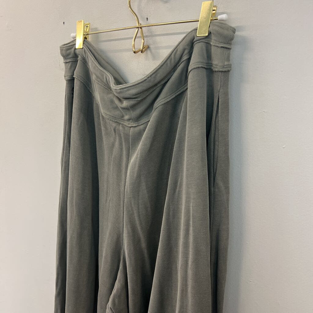 FP Movement Green Wide Leg Pull On Pants Large