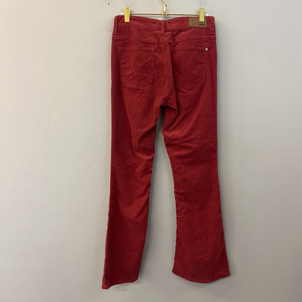 Mavi Brick Corduroy Sydney High Rise Flare Pants 27