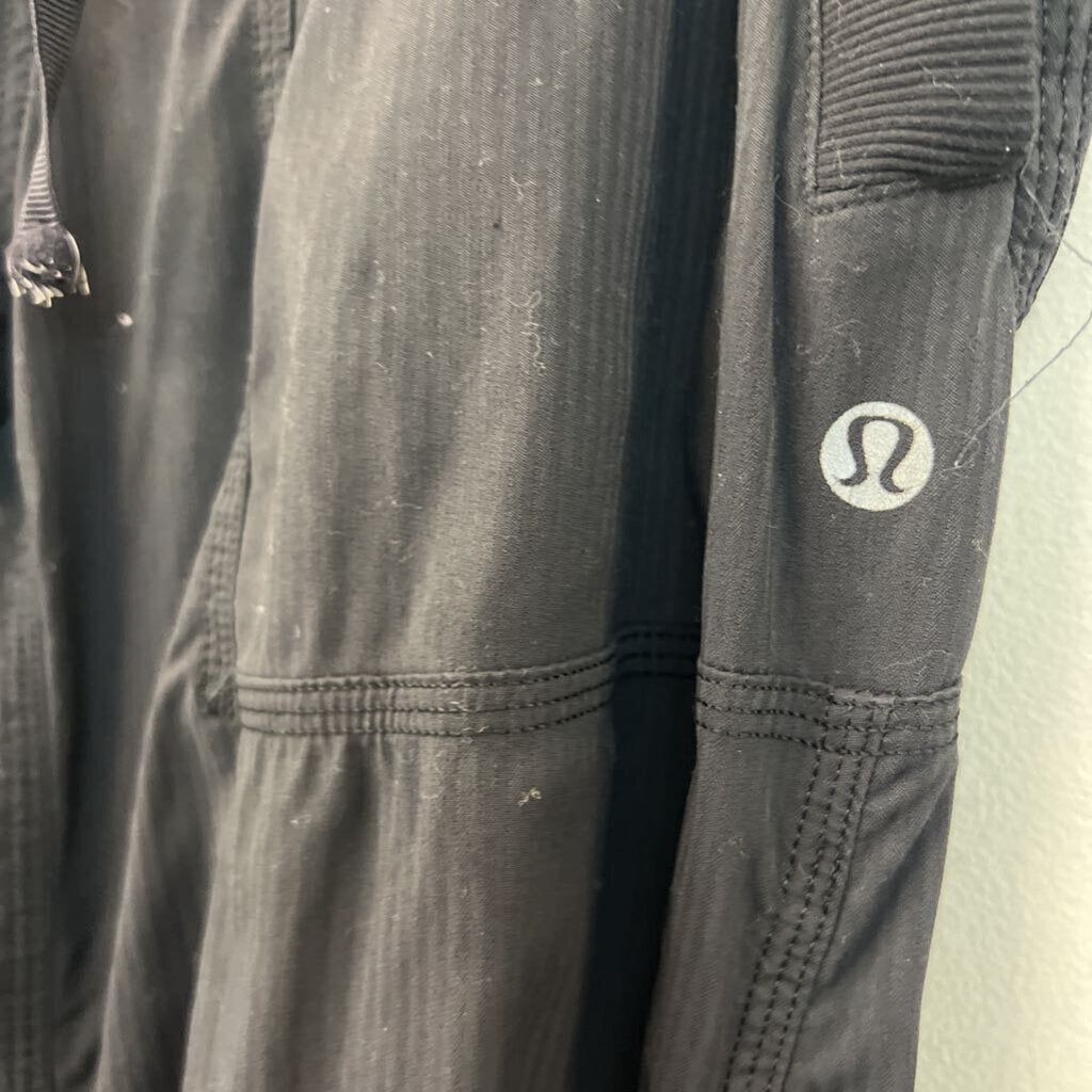 Lululemon Black Striped Dance Studio Pants Small