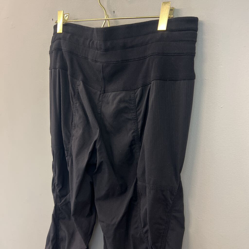 Lululemon Black Striped Dance Studio Pants Small