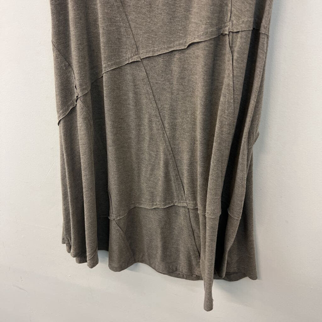 Thyme and Honey Grey Short Sleeve Dress Large