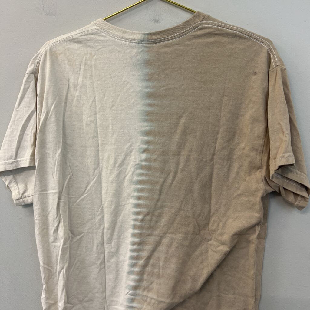 Joan Jett Beige/ Cream Short Sleeve Graphic Tee Large