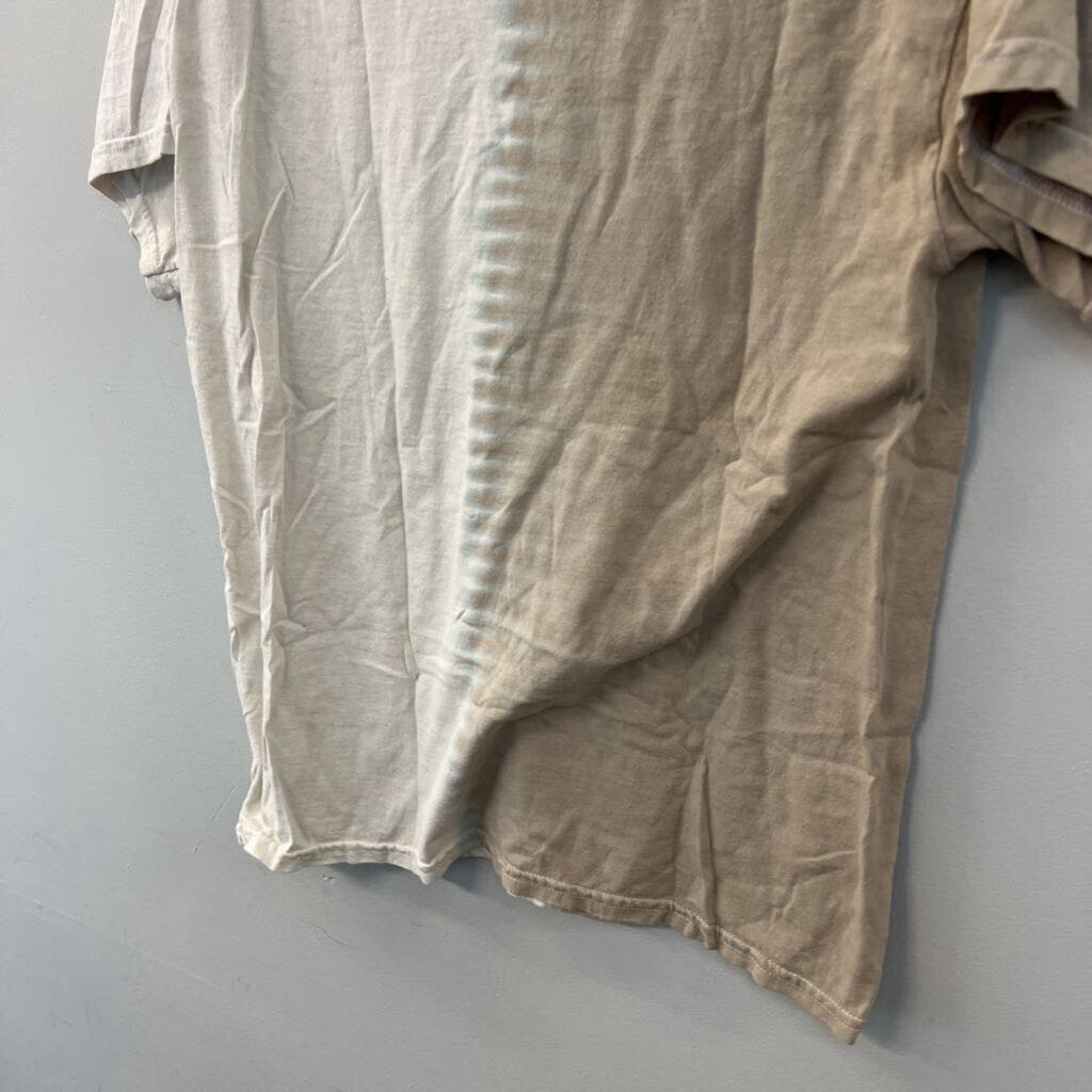 Joan Jett Beige/ Cream Short Sleeve Graphic Tee Large