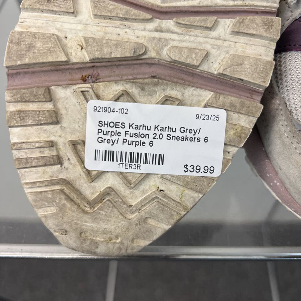 Karhu Grey/ Purple Fusion 2.0 Sneakers 6