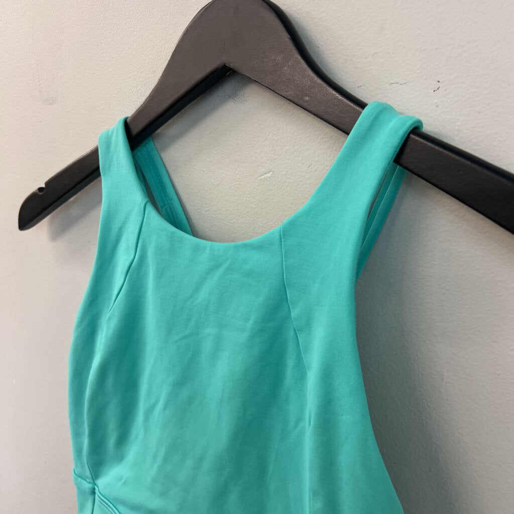 Lululemon Blue High Neck Sports Bra 8
