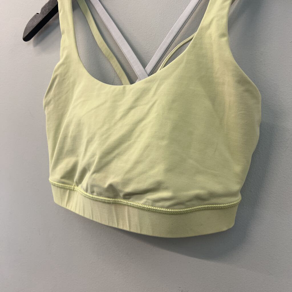 Lululemon Green Strappy Back Sports Bra 8