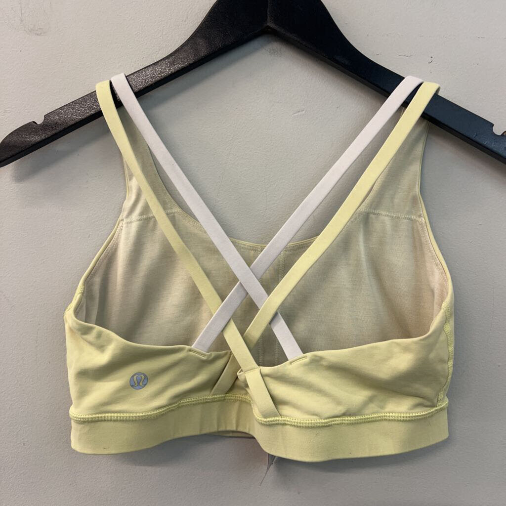 Lululemon Green Strappy Back Sports Bra 8