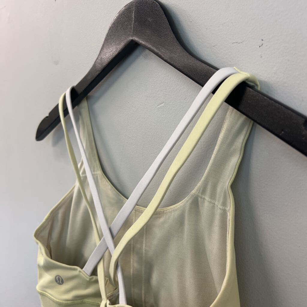 Lululemon Green Strappy Back Sports Bra 8