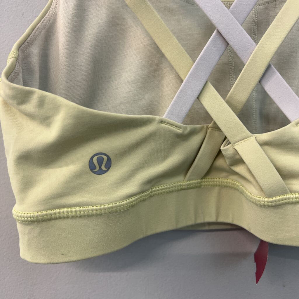 Lululemon Green Strappy Back Sports Bra 8