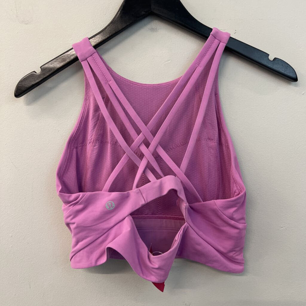 Lululemon Purple High Neck Sports Bra 8