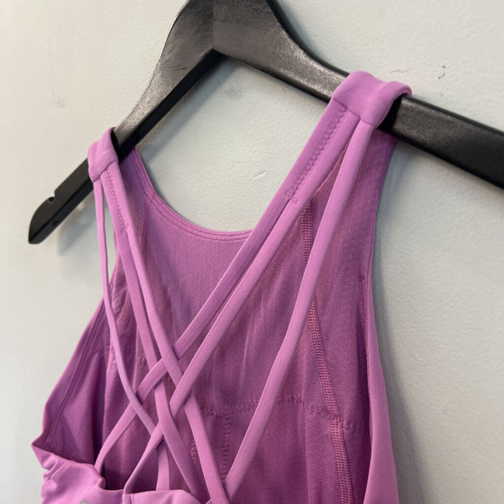 Lululemon Purple High Neck Sports Bra 8