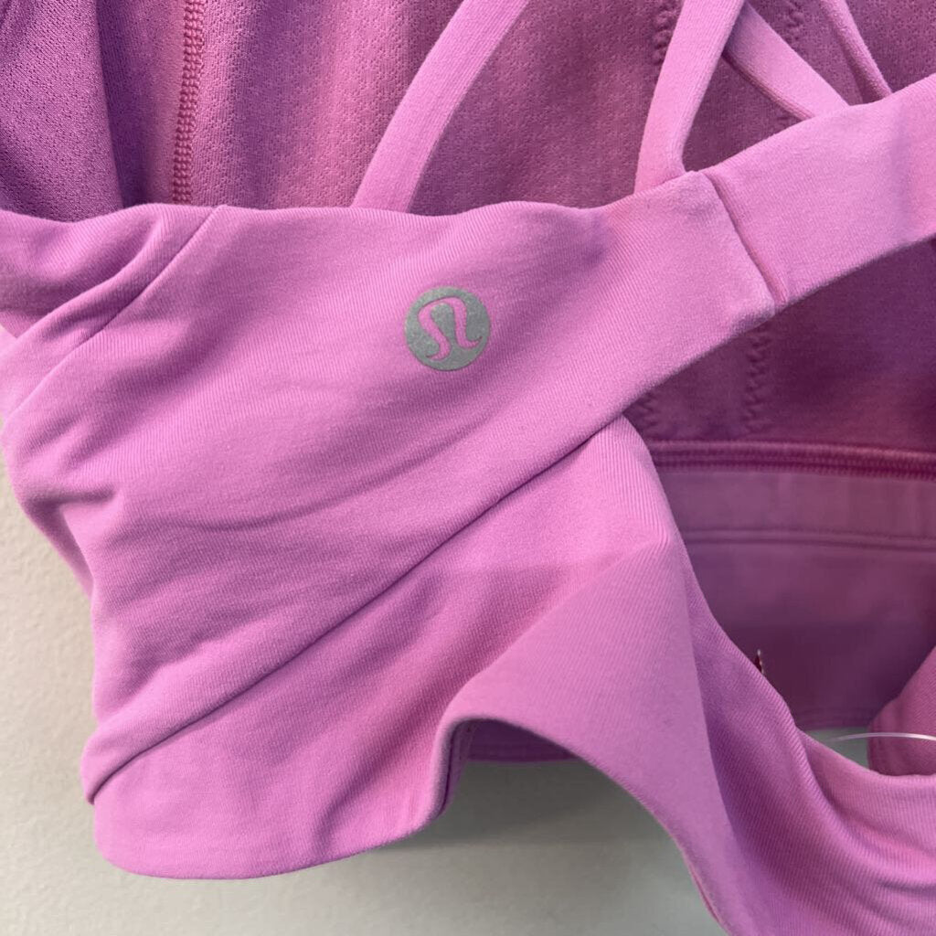 Lululemon Purple High Neck Sports Bra 8